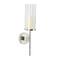 Silver Aluminum Modern Wall Sconce, 6" x 7" x 23"